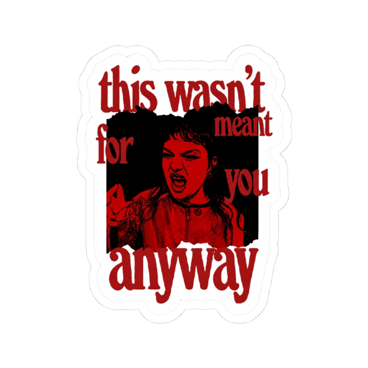 Lola Young - Wish You Were Dead Sticker