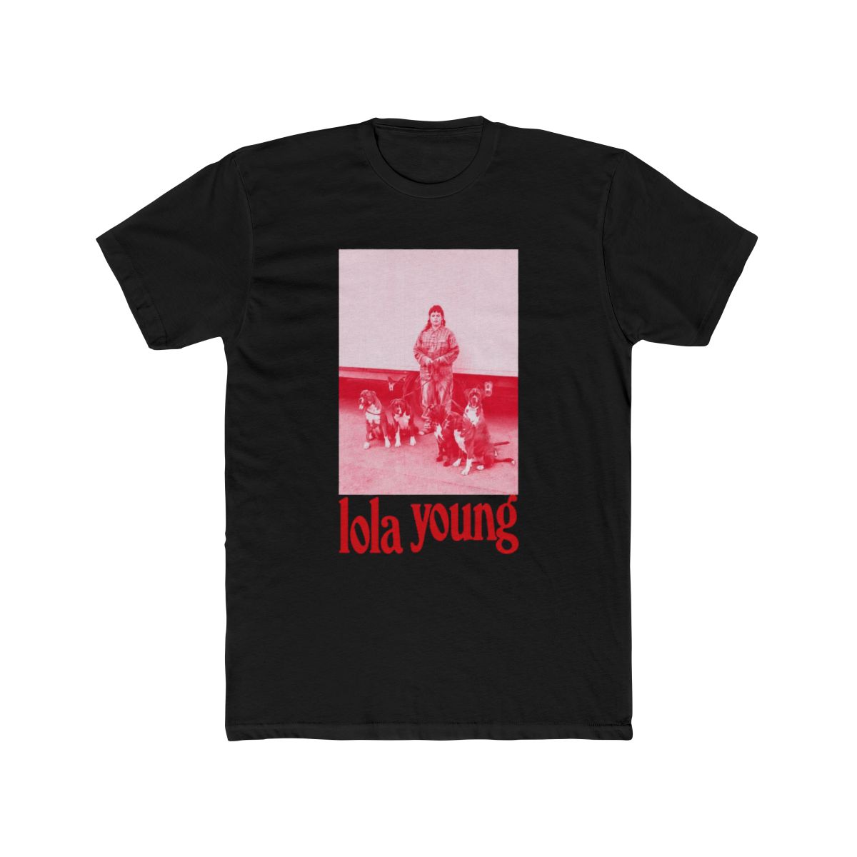 Lola Young White Logo T Shirt - alternate angle 3, merchandise