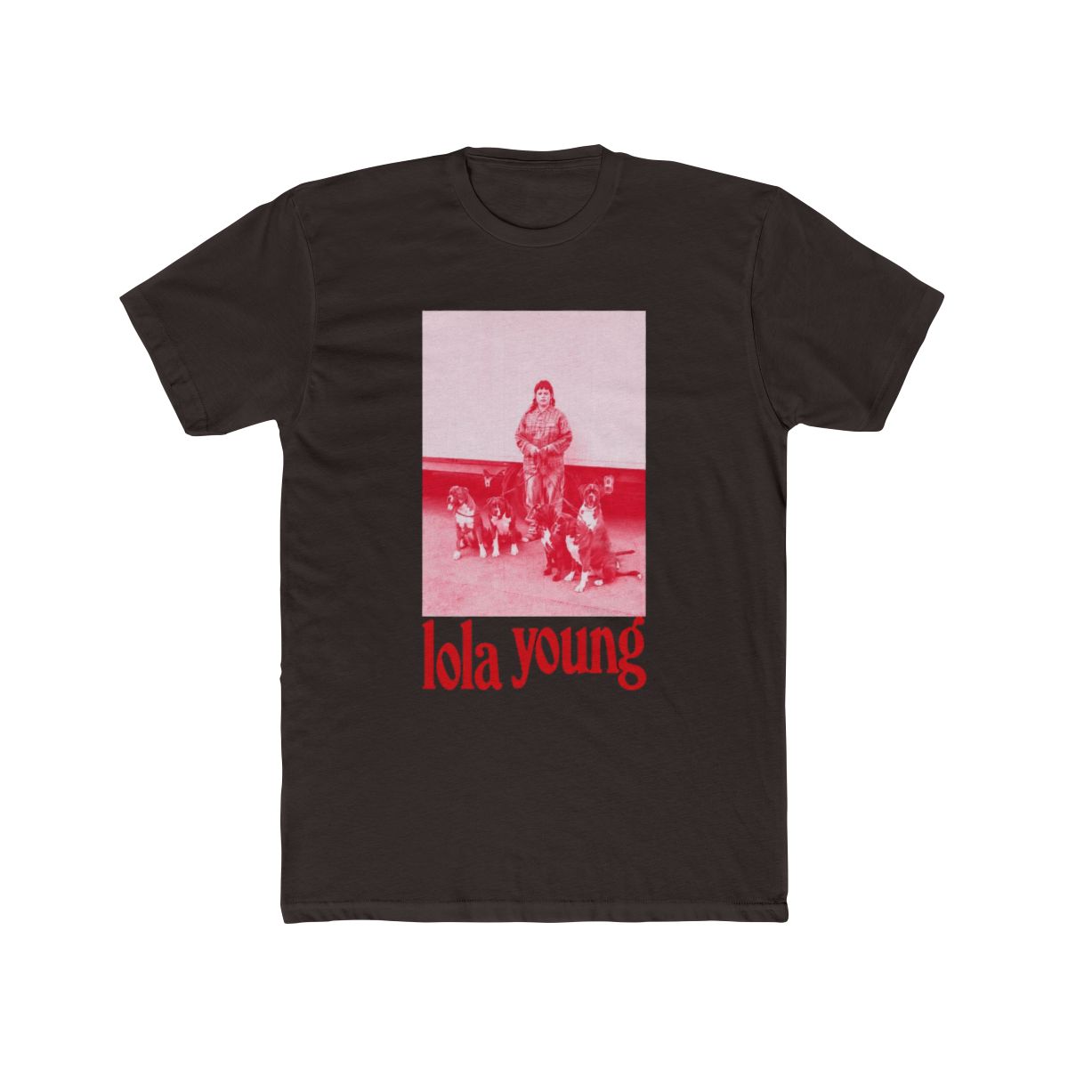 Lola Young White Logo T Shirt - alternate angle 2, merchandise