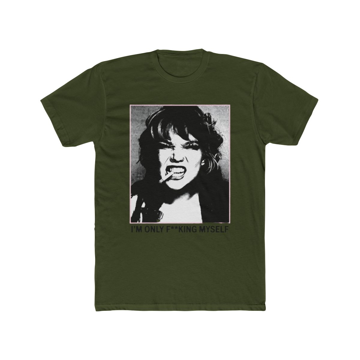 Lola Young I'm Only F**king Myself White T Shirt - alternate angle 4, merchandise