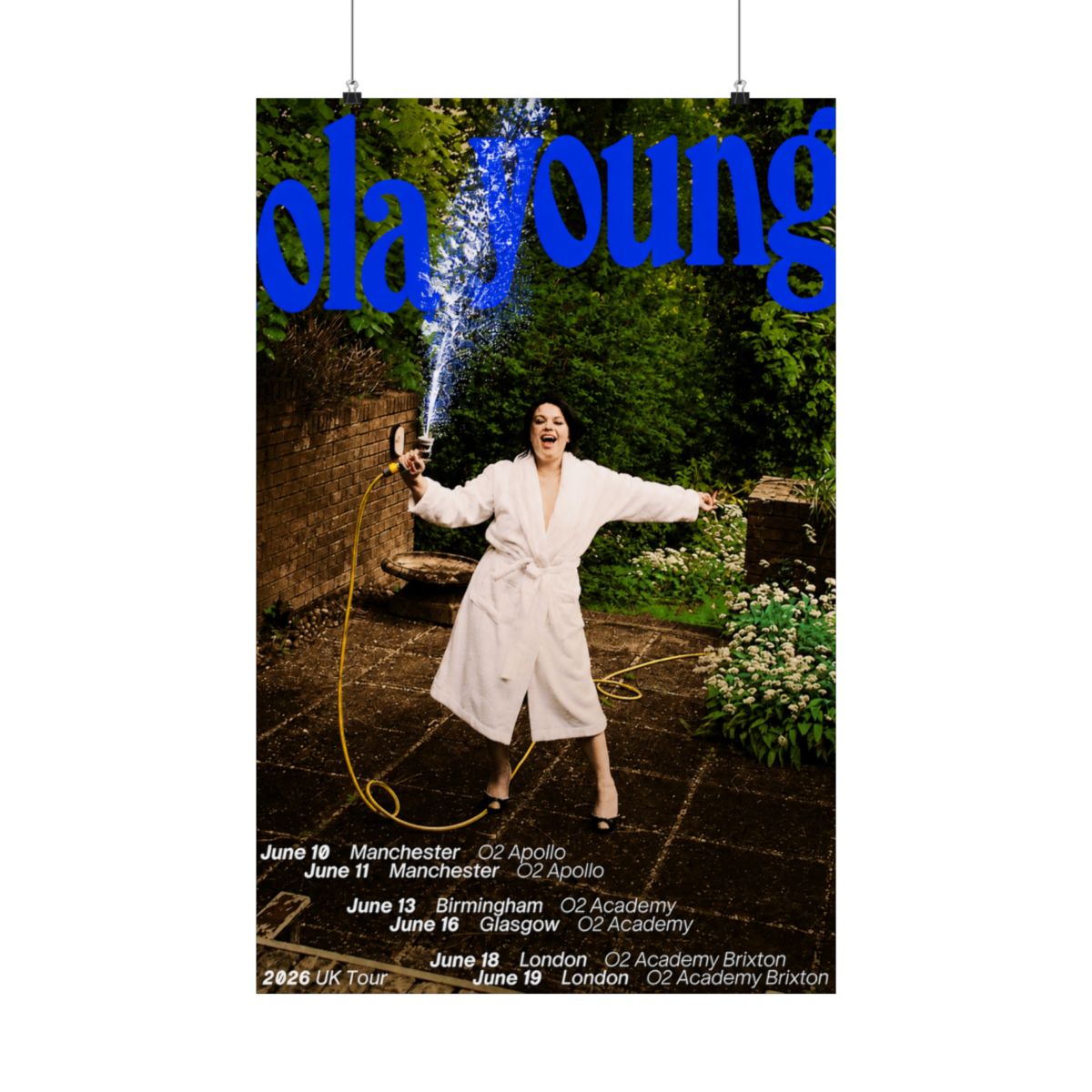 Lola Young 2026 UK Tour Poster - alternate angle 1, merchandise