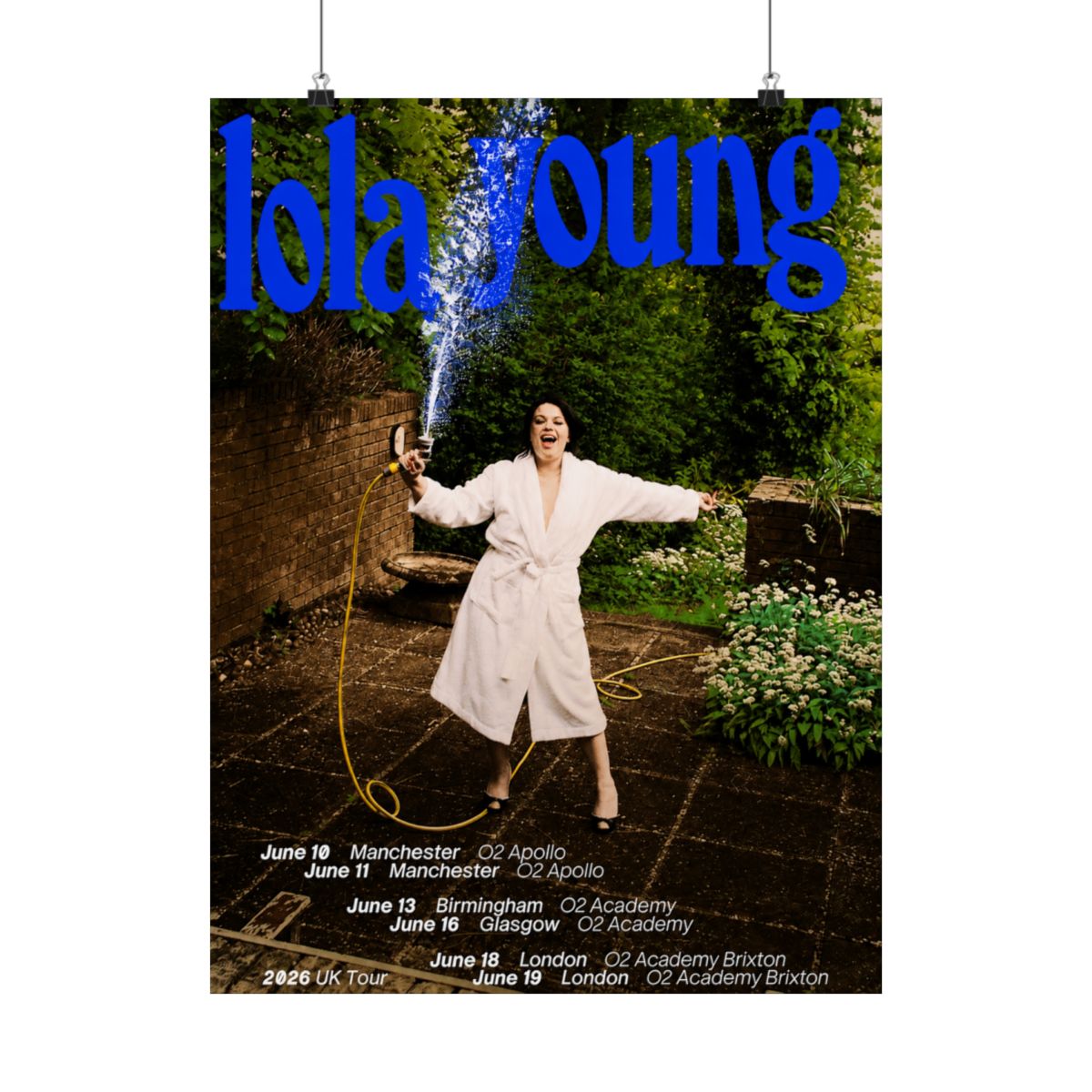 Lola Young 2026 UK Tour Poster - alternate angle 3, merchandise