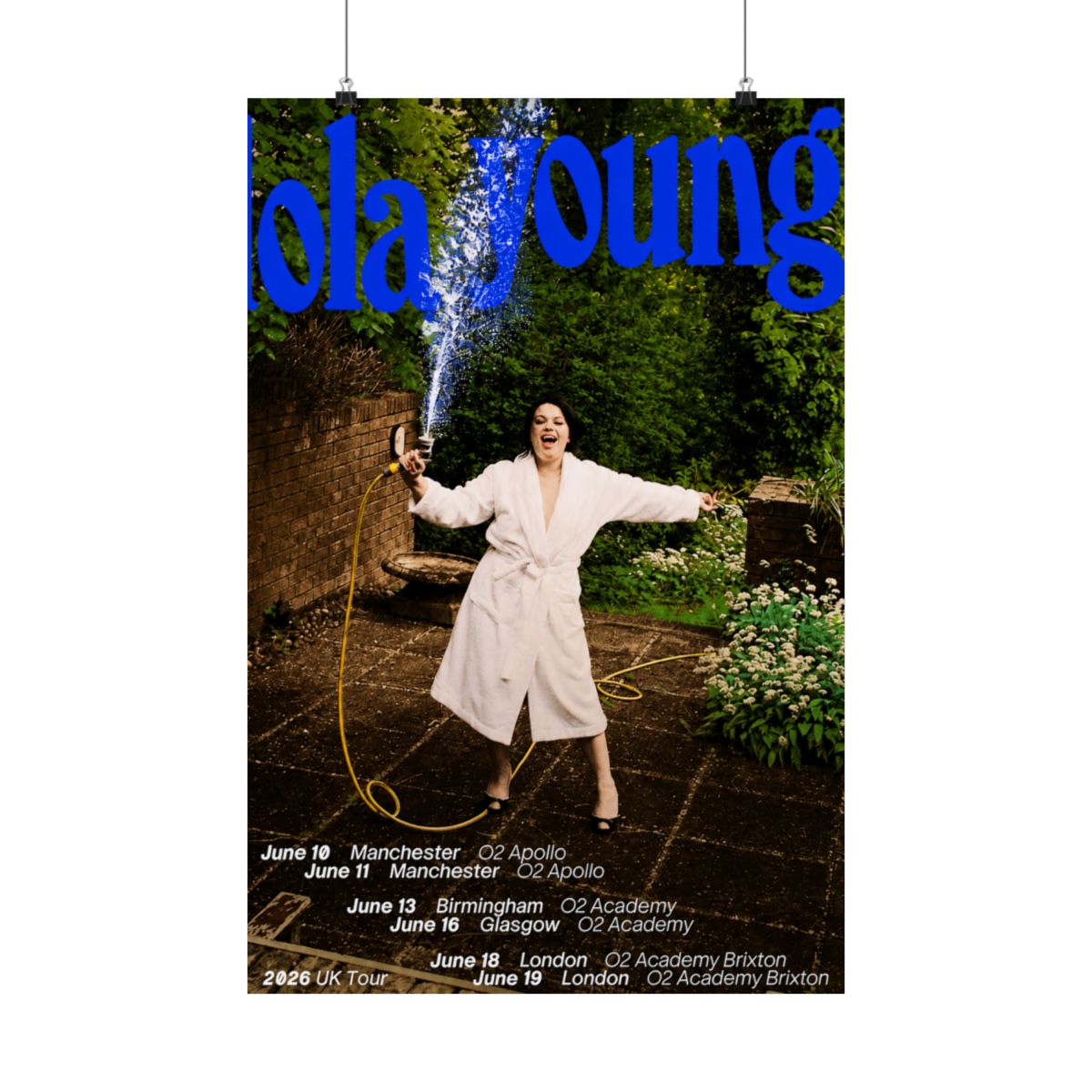 Lola Young 2026 UK Tour Poster