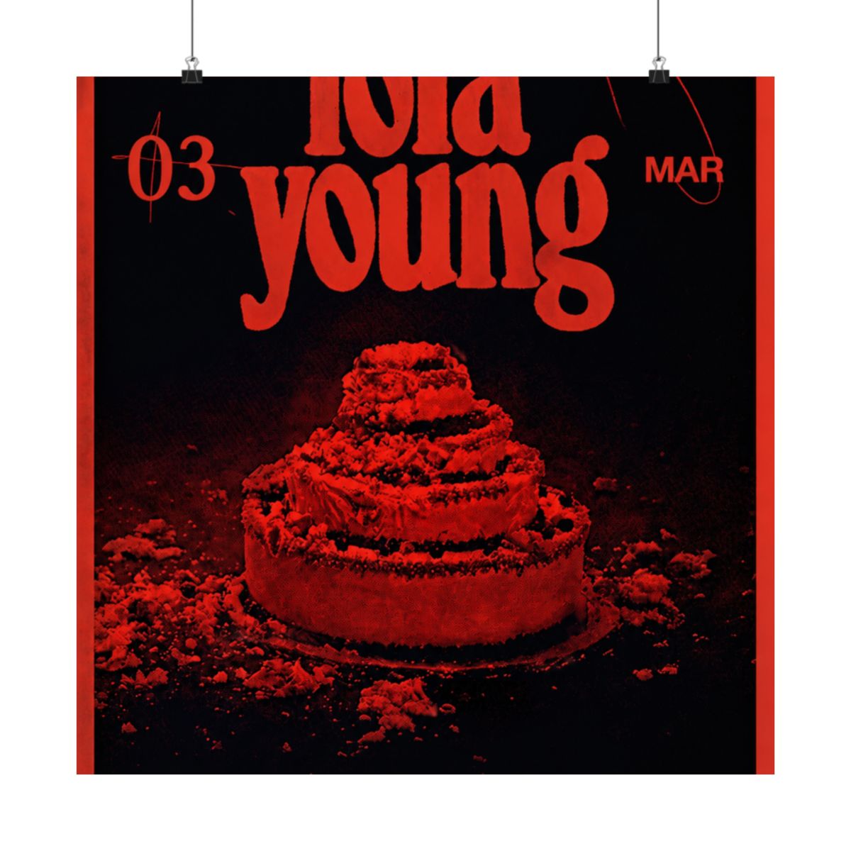 London Tour Print | Lola Young - alternate angle 5, merchandise