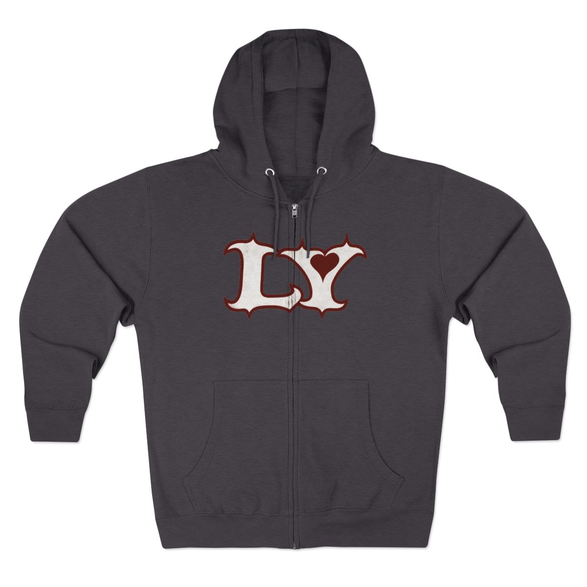 LY black zip-up hoodie | Lola Young - alternate angle 2, merchandise
