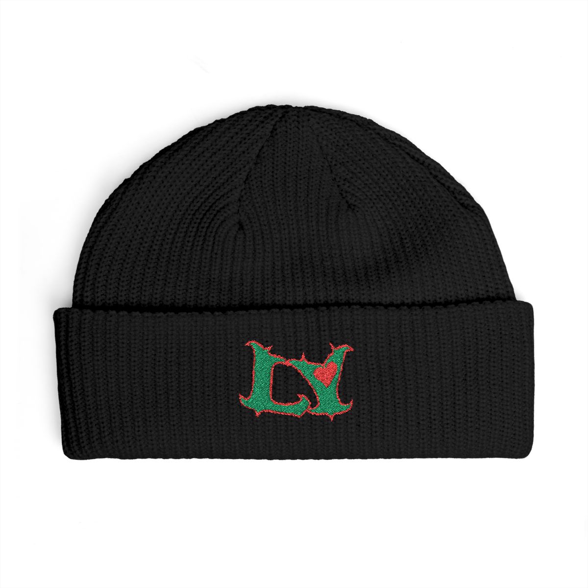 LY black knitted beanie | Lola Young